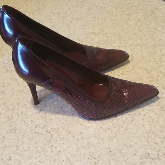 Tod's Shoes - Authentic Tod's Snakeskin Print Heels